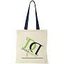 Nevada 100 g/m² cotton tote bag coloured handles - Bullet