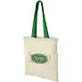 Nevada 100 g/m² cotton tote bag coloured handles - Bullet