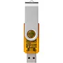 Rotate-translucent 4GB USB flash drive