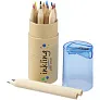 Hef 12-piece coloured pencil set with sharpener