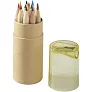 Hef 12-piece coloured pencil set with sharpener