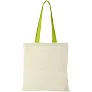 Nevada 100 g/m² cotton tote bag coloured handles - Bullet