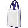 Contrast small non-woven shopping tote bag - Bullet