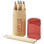 Hef 12-piece coloured pencil set with sharpener