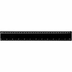 ravnalo od 100% reciklirane plastike; 30cm