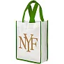 Contrast small non-woven shopping tote bag - Bullet