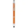 Moneta anodized aluminium click stylus ballpoint pen