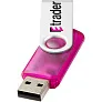Rotate-translucent 2GB USB flash drive - Bullet