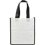 Contrast small non-woven shopping tote bag - Bullet