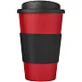Americano® 350 ml tumbler with grip & spill-proof lid