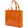 Shiny laminated non-woven shopping tote bag - Bullet