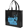 Shiny laminated non-woven shopping tote bag - Bullet