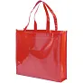 Shiny laminated non-woven shopping tote bag - Bullet