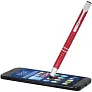 Moneta anodized aluminium click stylus ballpoint pen