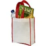 Contrast small non-woven shopping tote bag - Bullet
