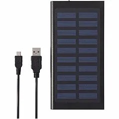 prijenosna baterija sa solarnim punjenjem, 8 000 mAh
