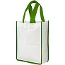 Contrast small non-woven shopping tote bag - Bullet