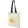 Nevada 100 g/m² cotton tote bag coloured handles - Bullet