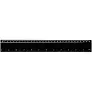 Renzo 30 cm plastic ruler