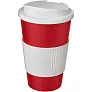 Americano® 350 ml tumbler with grip & spill-proof lid