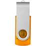 Rotate-translucent 4GB USB flash drive