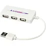 Brick 4-port USB hub - Bullet