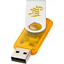 Rotate-translucent 4GB USB flash drive