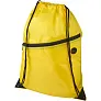 Oriole zippered drawstring backpack