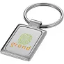 Sergio rectangular metal keychain - Bullet