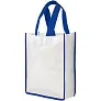 Contrast small non-woven shopping tote bag - Bullet