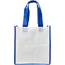 Contrast small non-woven shopping tote bag - Bullet