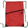 Oriole zippered drawstring backpack