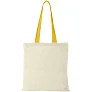 Nevada 100 g/m² cotton tote bag coloured handles - Bullet