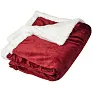 Lauren sherpa fleece plaid blanket