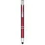 Moneta anodized aluminium click stylus ballpoint pen