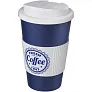 Americano® 350 ml tumbler with grip & spill-proof lid