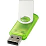 Rotate-translucent 4GB USB flash drive