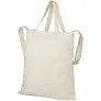 Verona 100 g/m² dual carry cotton tote bag - Bullet
