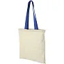 Nevada 100 g/m² cotton tote bag coloured handles - Bullet