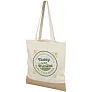 Delhi pamučno-jutena tote torba, 150 g/m2