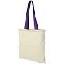 Nevada 100 g/m² cotton tote bag coloured handles - Bullet