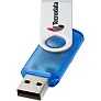 Rotate-translucent 4GB USB flash drive