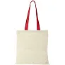 Nevada 100 g/m² cotton tote bag coloured handles - Bullet