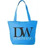 Panama zippered tote bag