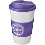 Americano® 350 ml tumbler with grip & spill-proof lid