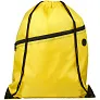 Oriole zippered drawstring backpack