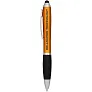 Nash coloured stylus ballpoint pen with black grip