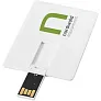 Slim card-shaped 2GB USB flash drive - Bullet
