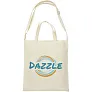 Verona 100 g/m² dual carry cotton tote bag - Bullet