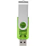 Rotate-translucent 4GB USB flash drive